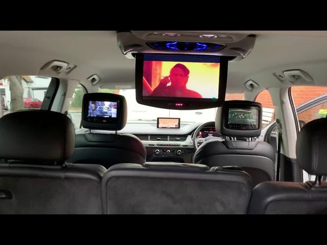 Audi Q7 (2017) Rear Entertainment System