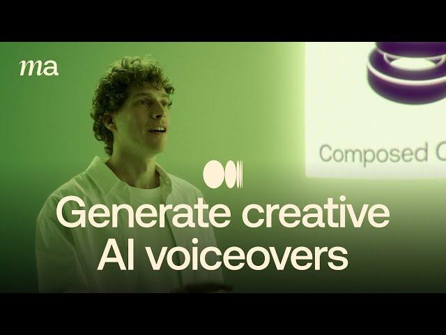 AI voiceover on Motion Array