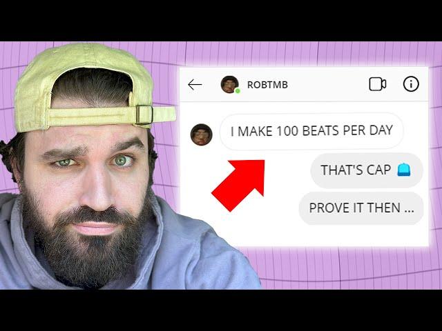 This Producer Makes 100 Beats A Day!