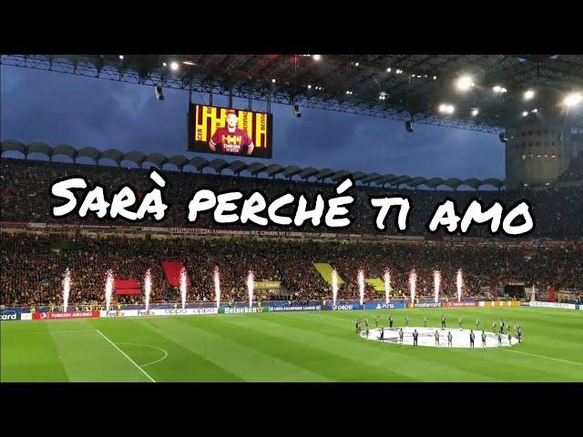 "Sarà perché ti amo" I Milan vs. Inter I Champions League semi-final 10 May 2023 I Rossoneri hit