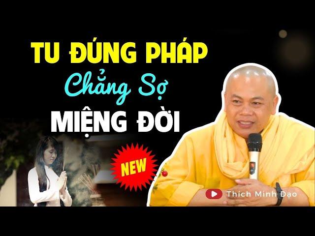 Phật Dạy Người Tu Đúng Pháp Thì "CHẲNG SỢ MIỆNG ĐỜI" - Thầy Thích Minh Đạo