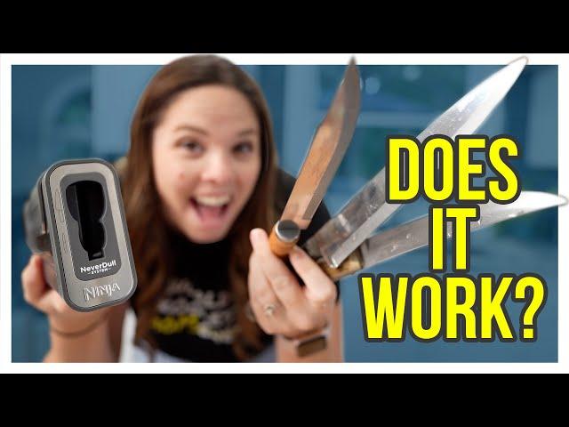 Can the Ninja NeverDull Knife Sharpener Sharpen ANY KNIFE??