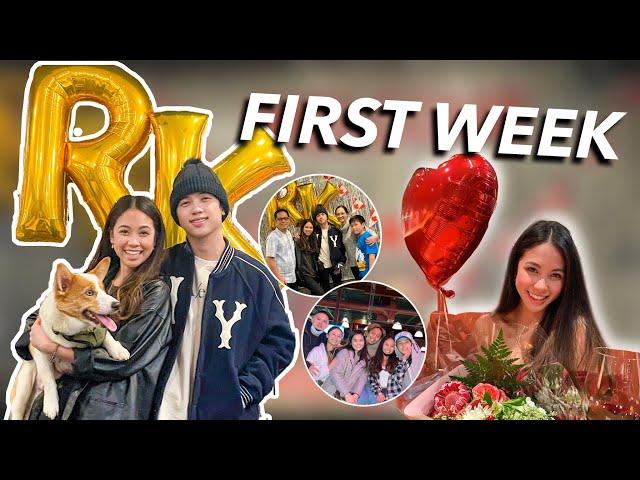 FIRST WEEK together in CANADA!! (Valentines Day, surprises & meeting friends)