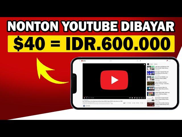 Sekarang Nonton YouTube Dibayar Rp.50.000-Rp.600.000 Saldo Dana Cara Menghasilkan Uang dari Internet