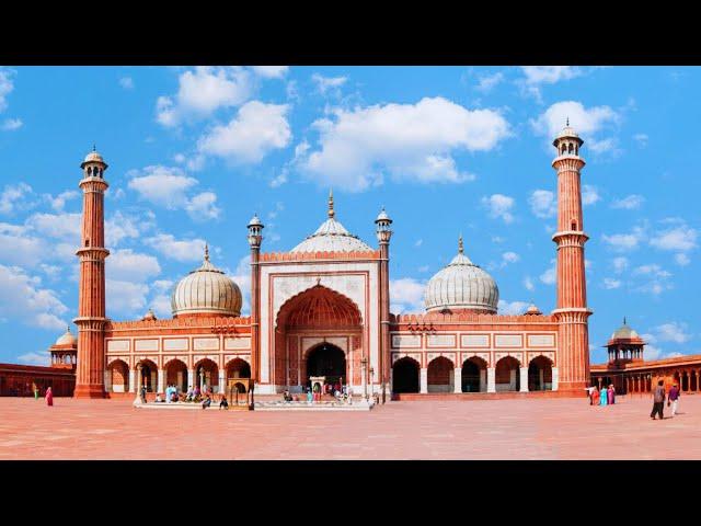 Jama Masjid Delhi | Islamic Background Video | Copyright Free Video | Romance Post BD