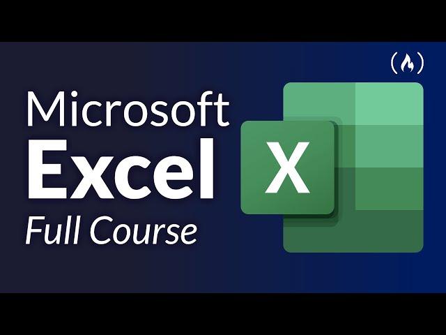 Microsoft Excel Tutorial for Beginners - Full Course