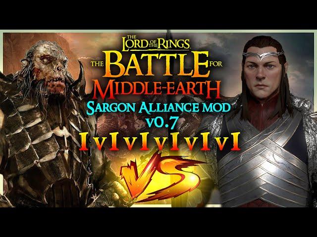 KENDİ KUYUSUNU KAZAN İTTİFAKLAR (1v1v1v1v1v1) | The Battle for Middle-earth / S.A.M v0.7