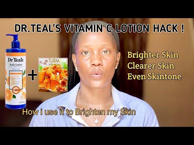 Unlocking the Brightening Power of Dr. Teal's Vitamin C Body Lotion: My Secret Method #seo