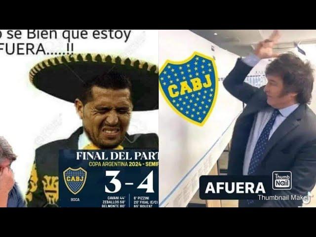 MEMES BOCA JUNIORS ELIMINADO DE COPA ARGENTINA| MEMES BOCA 3 VÉLEZ 4