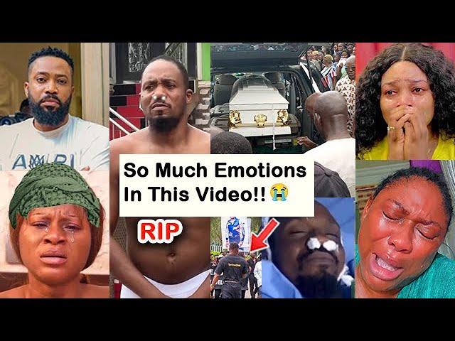 So Sad! See FULL VIDEO Of How Nigerian Celebrities Mourned The Death Of Actor JNR POPE Johnpaul