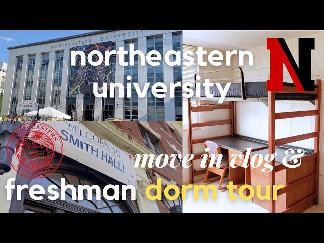 Northeastern University college move-in vlog & realistic freshman dorm tour! move to college with me