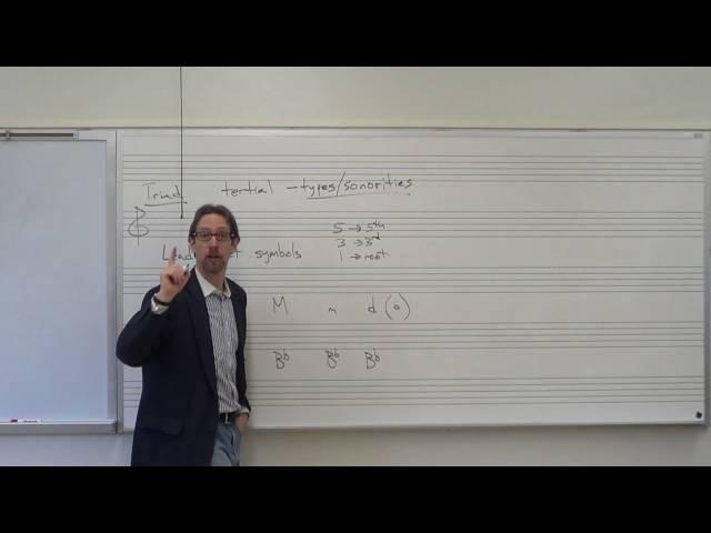 Dr. B Music Theory Lesson 7 (Triads, 7th Chords, Lead-sheet Symbols)