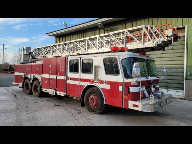 1991 Federal Motors E-one Fire truck with Detroit 8v92 diesel engine