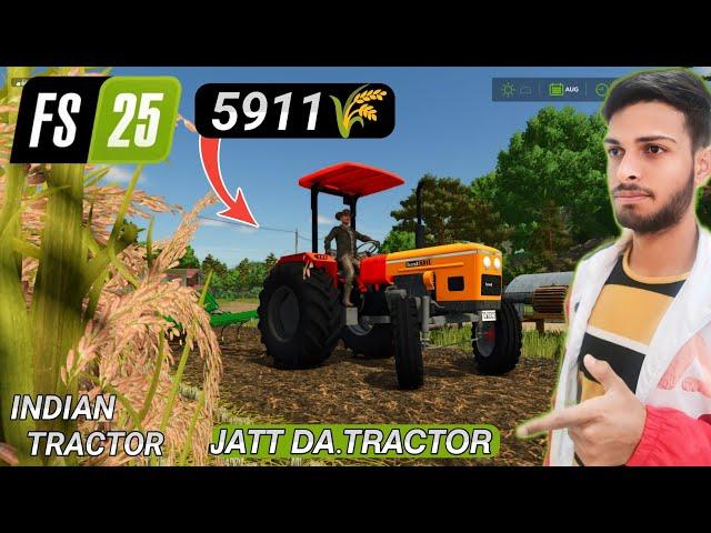 farming simulator 25 gameplay, fs 25 gameplay, fs 20 Indian tractor, fs 25 indian tractor mod, fs 25