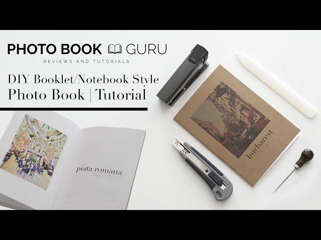 How to make an Easy DIY Booklet Style Photo Book | Tutorial