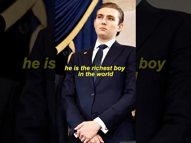 He is the richest boy in the world#youtubeshorts #shorts #celebrity #trump#barrontrump