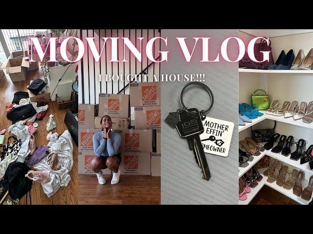 I BOUGHT A HOUSE!!  (MOVING VLOG, LEAVING MY CHILDHOOD APARTMENT, PACK WITH ME!!)