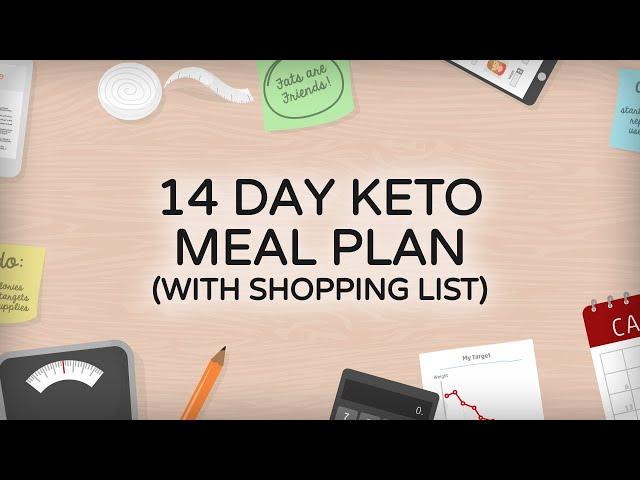 14-Day Keto Diet Meal Plan [with Shopping List]