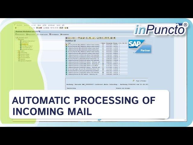 Automatic processing of incoming mail