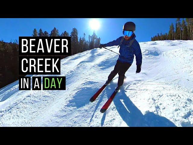 Skiing Beaver Creek in one day - What a beautiful place!