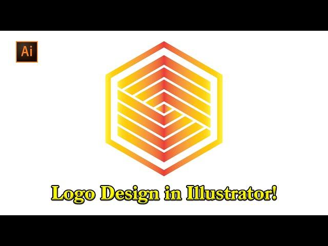 Geometric | Isometric Logo Design Process in Adobe Illustrator!