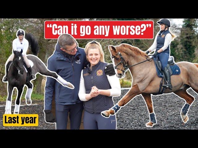 TRYING TO RIDE A TOP DRESSAGE HORSE...Again!