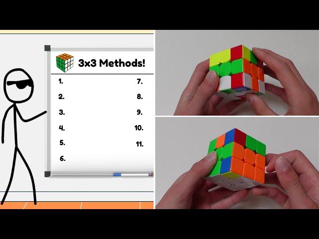 Every Rubik's Cube Method Explained in 7 Minutes!