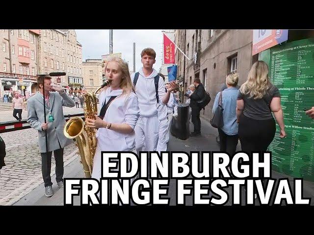 Walking Around At The Edinburgh Fringe Festival 2023