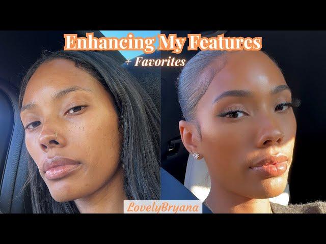 Natural Beginner Makeup Routine (Enhancing My Features) Beginner Makeup| LovelyBryana