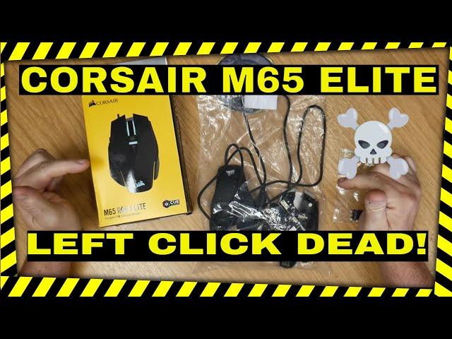 Corsair M65 RGB Elite Gaming Mouse.  LEFT CLICK REPAIR 