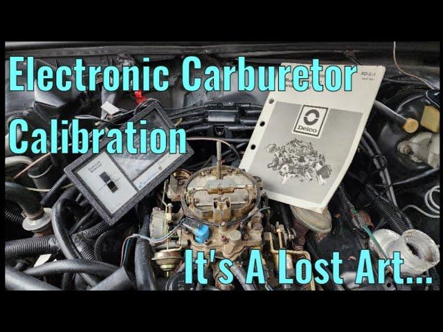 The RIGHT WAY To Set The Mixture On Your Electronic Quadrajet Carburetor