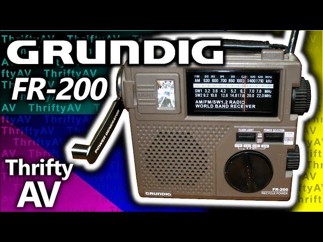 Shortwave with a Hand Crank! | Grundig FR-200 Emergency Radio Test & Review