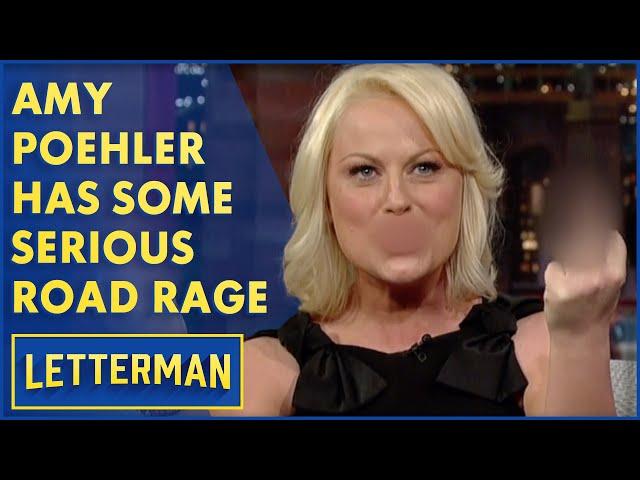 Amy Poehler Is Full Of Road Rage | Letterman