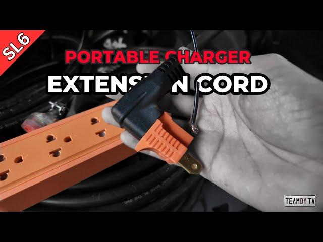 SL6: Charger Extension Cord & Grounding Kit