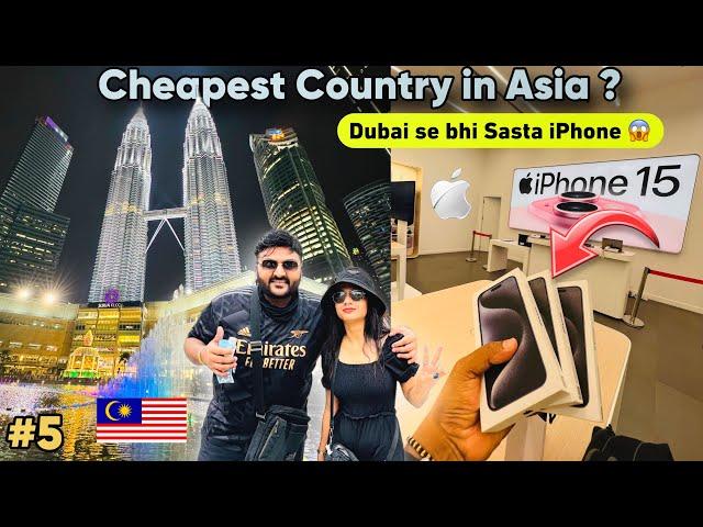 How Expensive is Kuala Lumpur, Malaysia for Indians 2024 || Dubai se bhi Sasta iPhone 