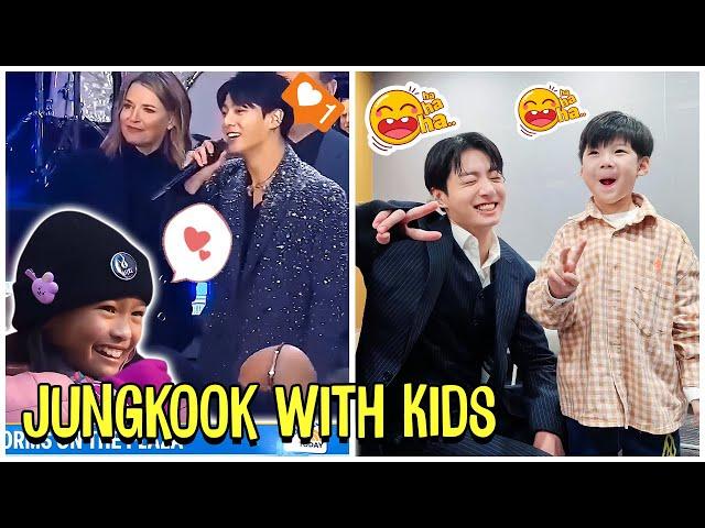 BTS Jungkook Interaction With Kids