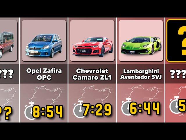 Comparison: Cars at The Nürburgring