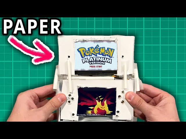 I made a Paper Nintendo DS…