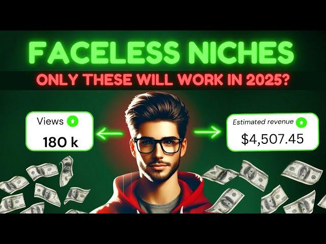 The ONLY 7 Faceless Niches that Will Make Money in 2025| CASE STUDIES #facelesscontent