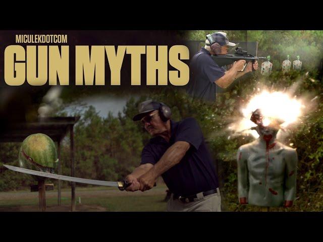 Headshots with Walking Dead Weaponry! | Gun Myths with pro shooter Jerry Miculek