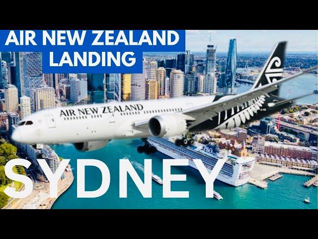 Touchdown in Sydney: Air New Zealand's Epic Landing Experience!