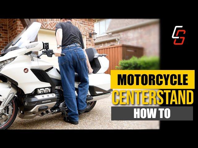 How To Put Your Goldwing on the CENTERSTAND | CruisemansGarage.com