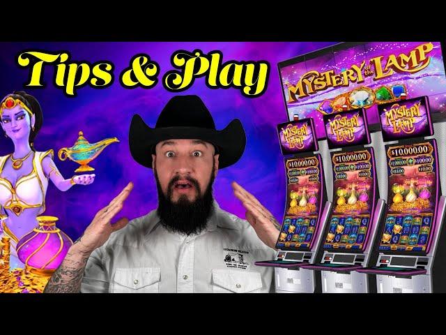 Tip to better your GRAND chance  Plus a TRIPLE POP BONUS!  Mystery of the lamp slot play 