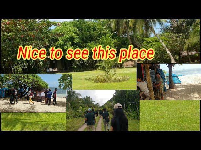 Its nice to see this place @Coca beach Guian Eastern Samar #greenenvironment  #palmtrees #niceview