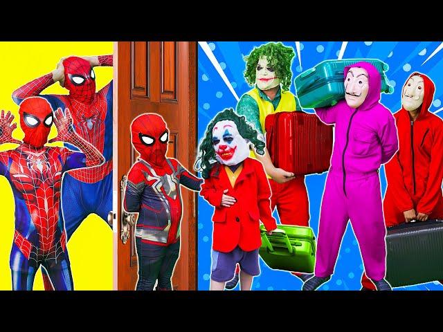 PRO 5 SPIDER-MAN Team || SPIDER MAN TEAM & JOKER The Never-Ending War (Action in Real Life) + MORE