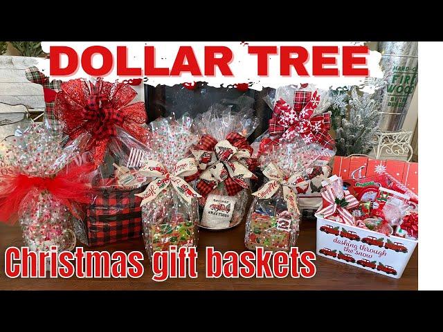 Dollar Tree Gift Baskets | Christmas Gift IDEAS