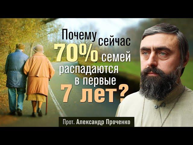 Почему сейчас 70% семей распадаются в первые 7 лет? (прот. Александр Проченко) @р_и_с