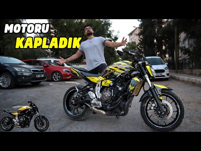 MOTOSİKLETİMİ KAPLATTIM - SİZCE NASIL OLMUŞ?