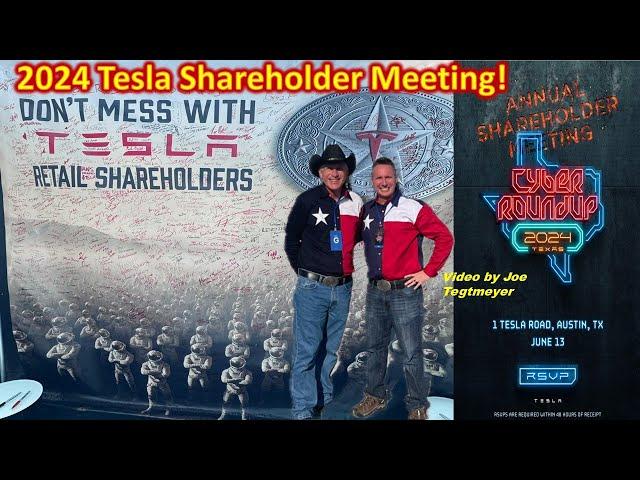 2024 Tesla Annual Shareholders Meeting Recap & Ground Tour!
