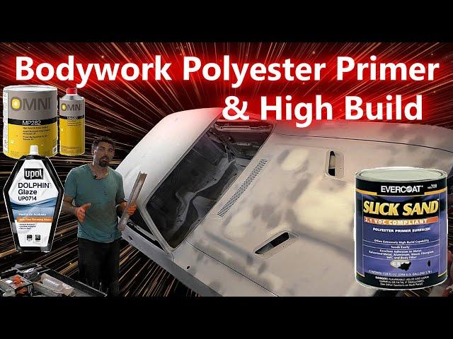 Bodywork, Polyester primer, 2K high build, what steps to take next to get the car ready for paint.